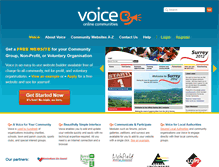Tablet Screenshot of e-voice.org.uk